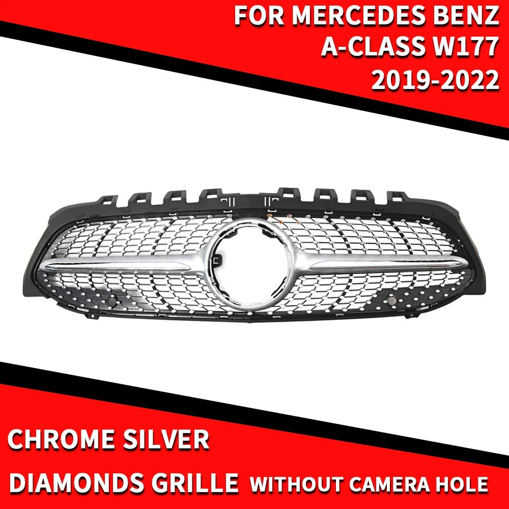 Calandre de Pare-Choc Avant pour Mercedes Benz Classe A W177, 2019-2022, A200, A220, A250, A35