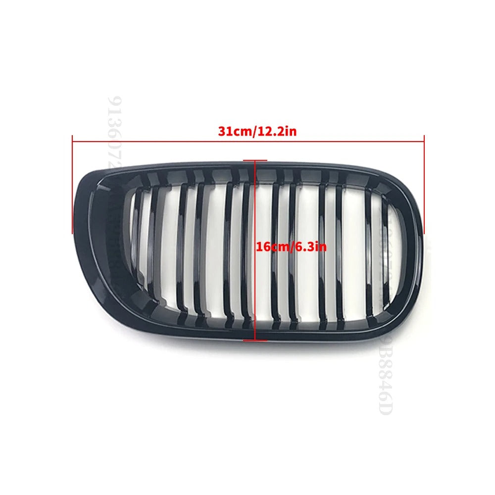 calandre noir brillant pour BMW Série 3 E46 4D 2002-2005